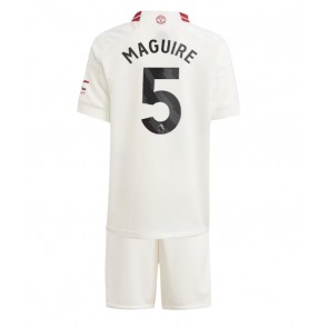 Manchester United Harry Maguire #5 Replica Third Stadium Kit for Kids 2023-24 Short Sleeve (+ pants)